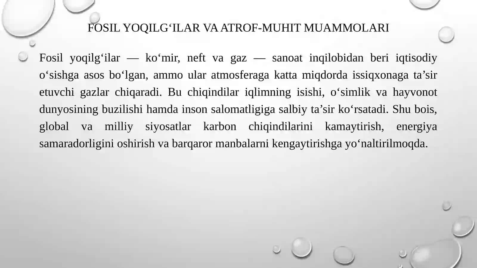Qayta tiklanadigan energiya manbalar va yashil iqtisodiyot 4