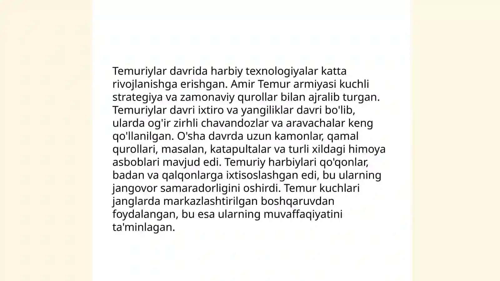 Amir Temurning harbiy yurishlari tarixi va harbiy yurishlari boʻyicha xaritachizish 4