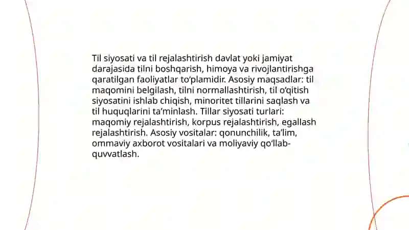 Til va jamiyat. Sotsiolingvistika 4