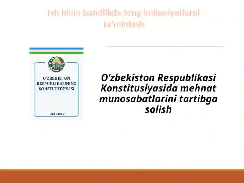 Insonresurslarini boshqarishda mehnat munosabatlari 4