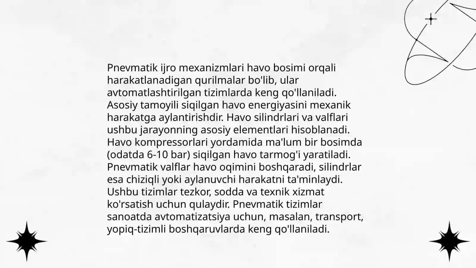 Porshenli pnevmatik mexanizmlar 4