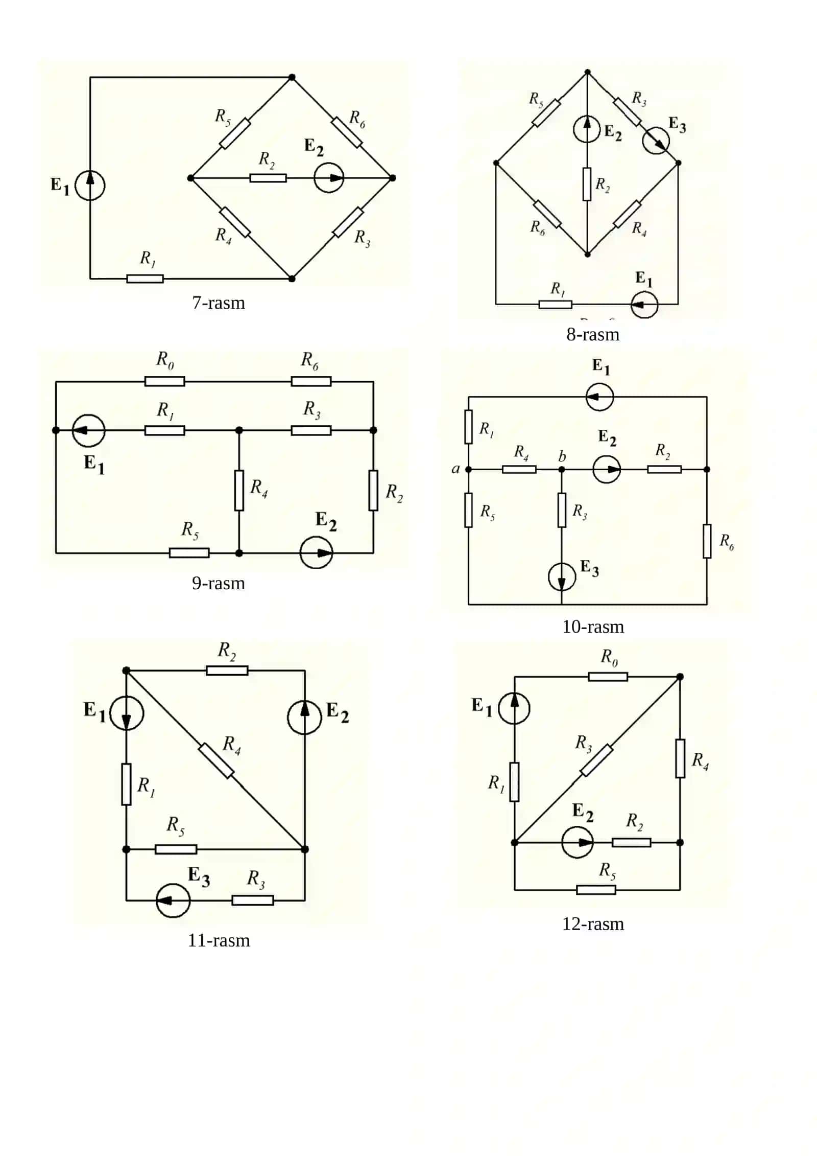 NAZARIY ELEKTROTEXNIKA fanidan hisob-grafik ishi №1 4