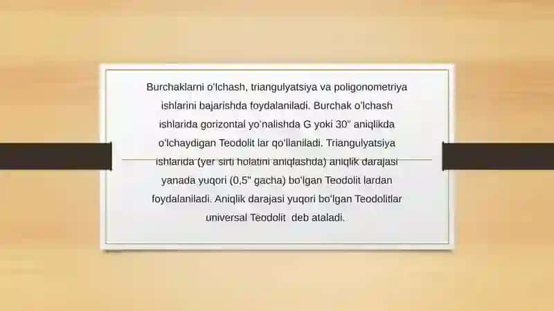 Qutb usulida loyihani joyga koʻchirish uchun geodezik qiymatlar tayyorlash 4