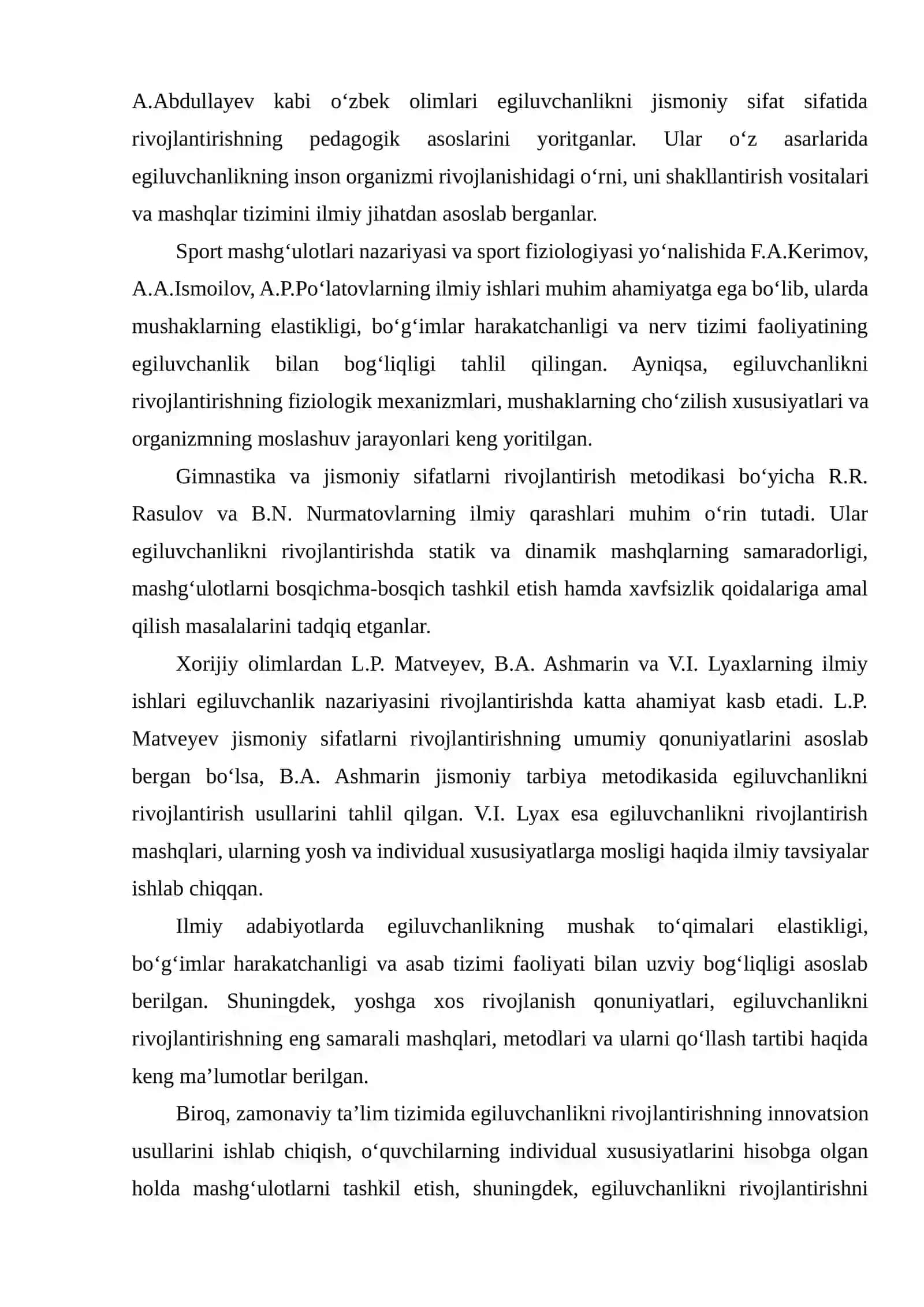 Egiluvchanlik va uni rivojlantirishning usuliyati 4