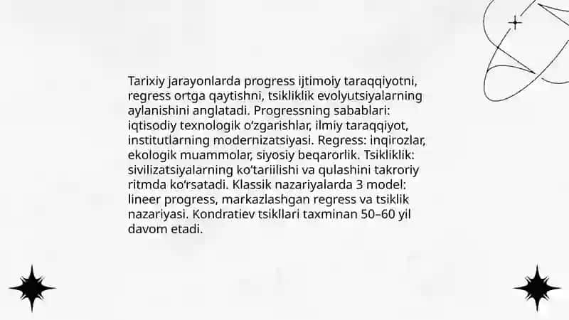 Jamiyat va tarix falsafasi, sivilizatsiya va madaniyat 4