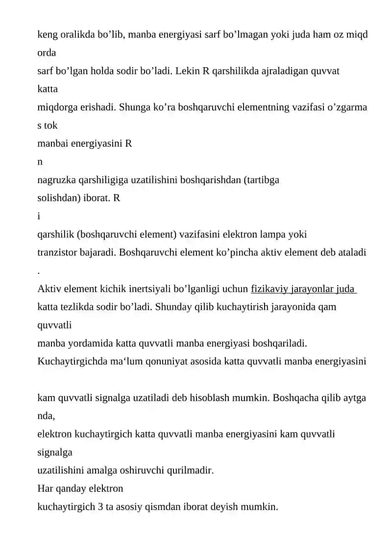 Kuchaytirgichlar Chastotasi 4