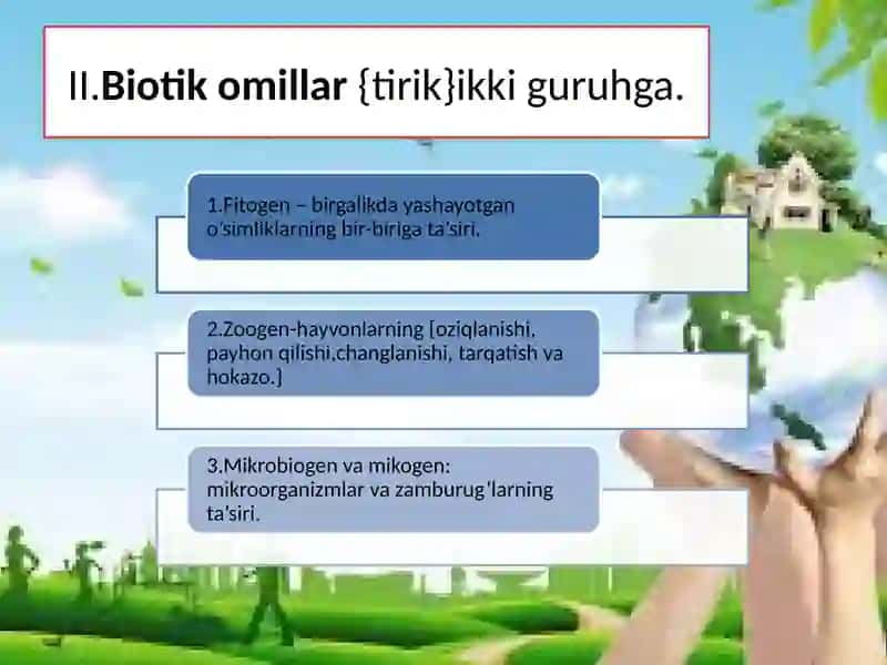 TURLI EKOLIGIK OMILLARNING TIRIK ORGANIZMLARGA TA'SIR ETUVCHI ETISH MEXANIZMI 4