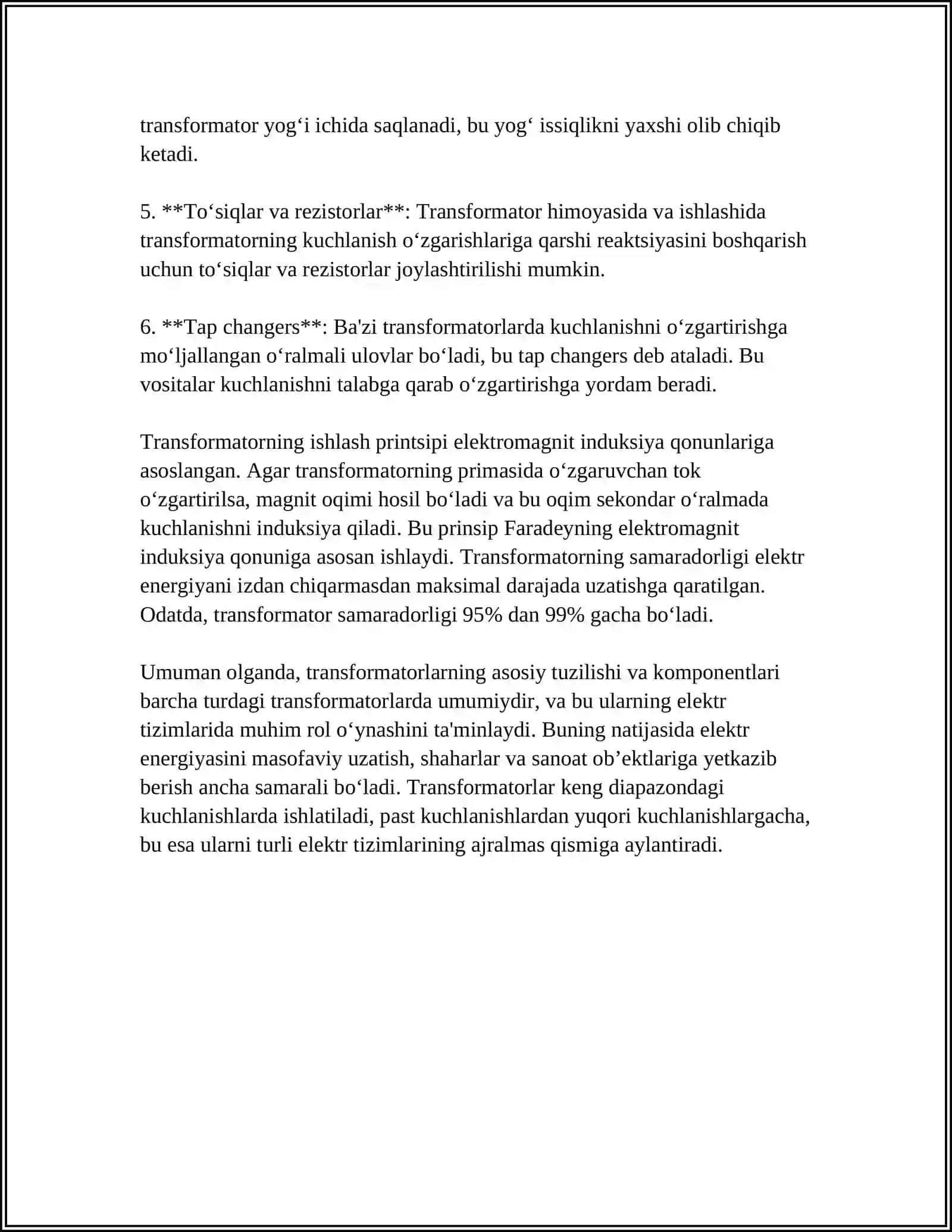 TRANSFORMATORLAR 4