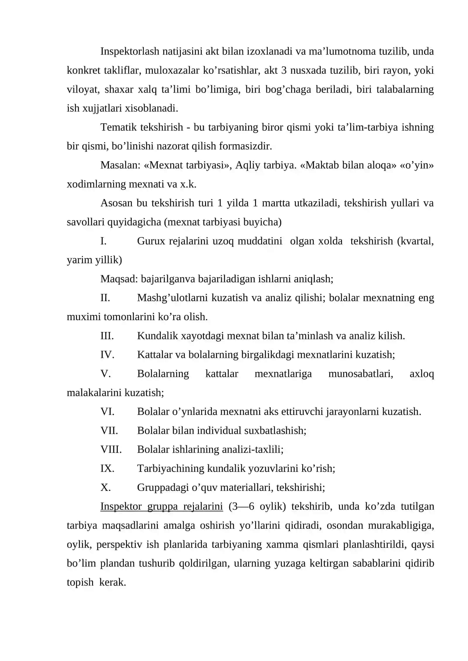 Xalq ta’limi bo’limlari tomonidan maktabgacha tarbiya muassasalari ishini qilishda Amir Temur o’g’itlari asosida ishlarni tashkil etishning ahamiyati 4