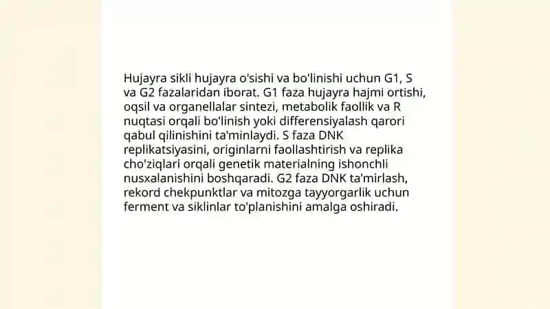 Mitoz va meyoz jarayoni 4