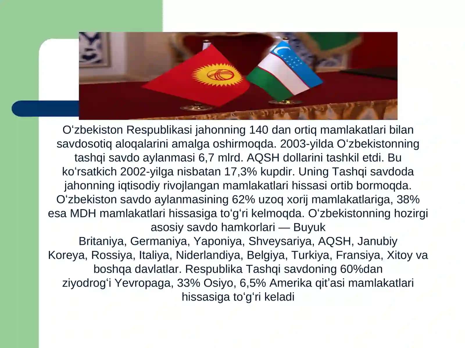 TASHQI SAVDO TARKIBINI TAKOMILLASHTIRISH VA DIVERSIFIKATSIYALASH 4