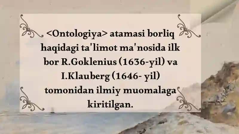 Borliq falsafasi 4
