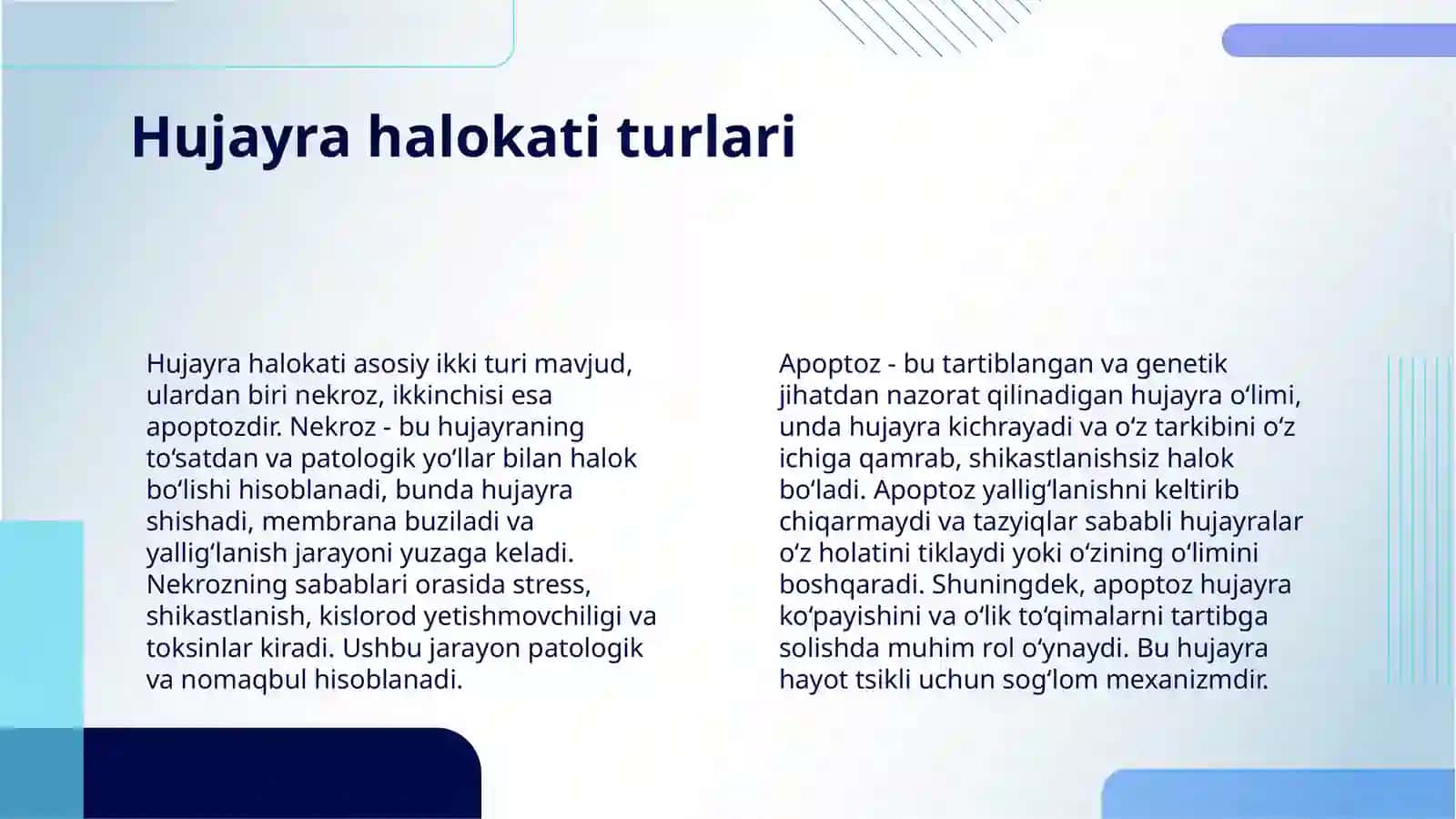 HUJAYRA APOPTOZI VA UNING BIOLOGIK AHAMIYATI 4