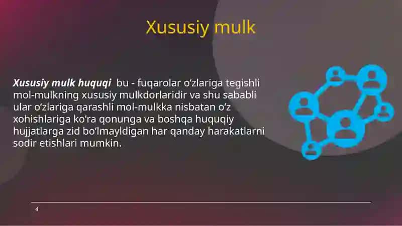Mulkni xususiylashtirish 4