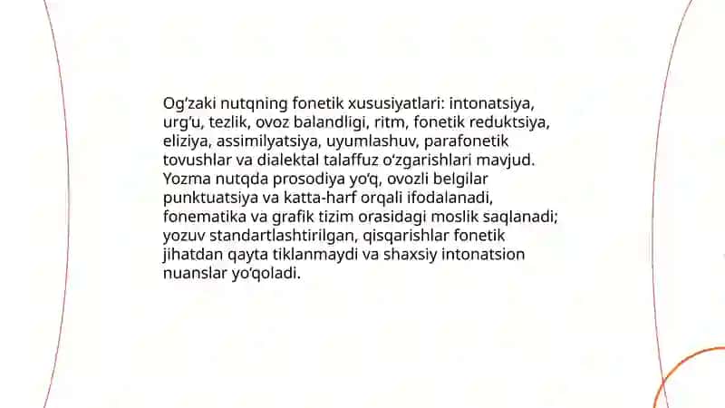 Adabiy tilning oğzaki va yozma shakllari 4