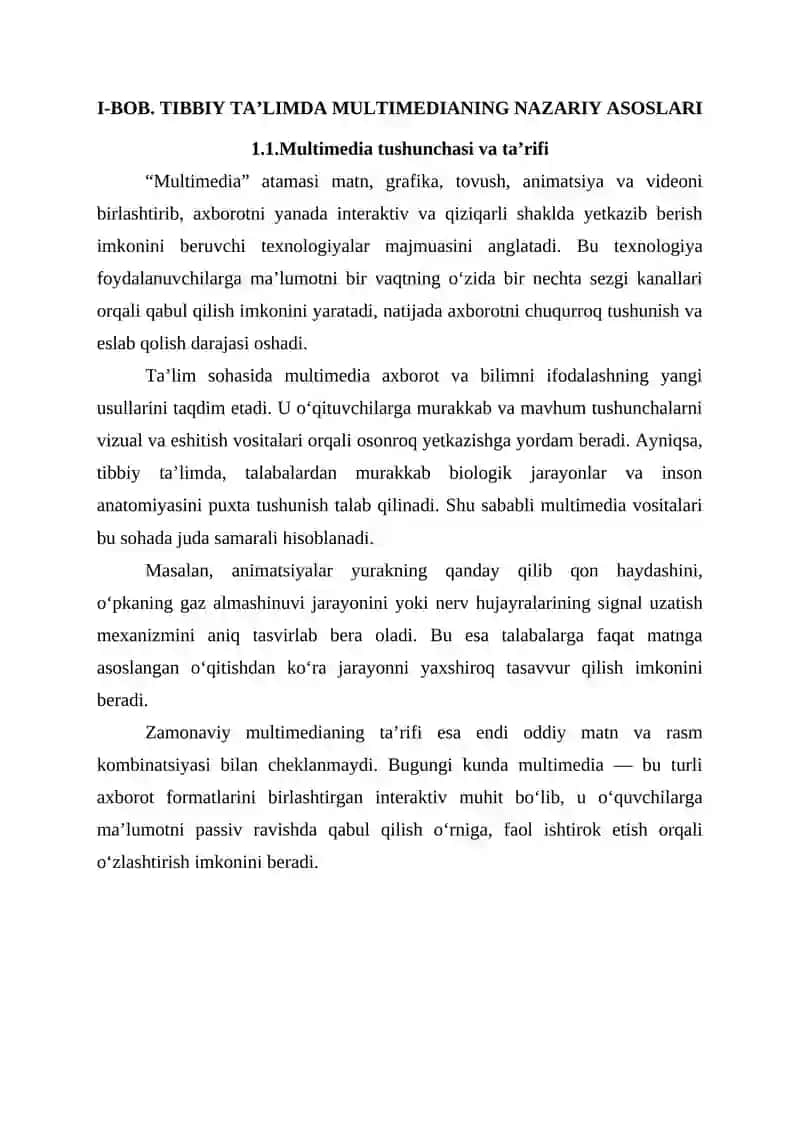 TIBBIY TA’LIMDA MULTIMEDIALI TAQDIMOTLARNING AMALIY QO‘LLANILISHI 4