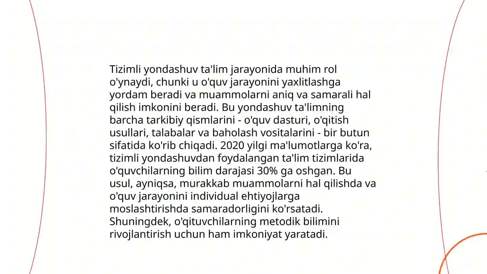 Dars jarayonida fanlararo aloqadorlikni shakllantirishga tizimli yondashuvning pedagogik jihatlari 4