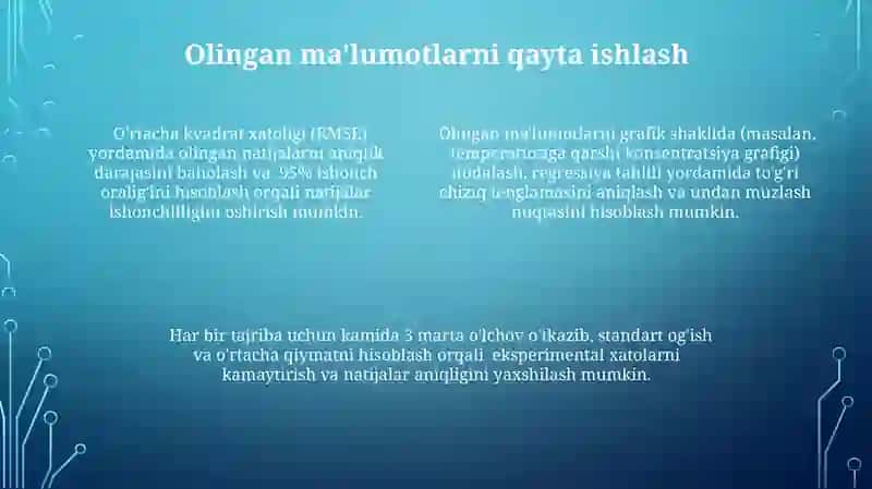 Noelektrolitik moddalar eritmalarning muzlash haroratini oʻrganish 4