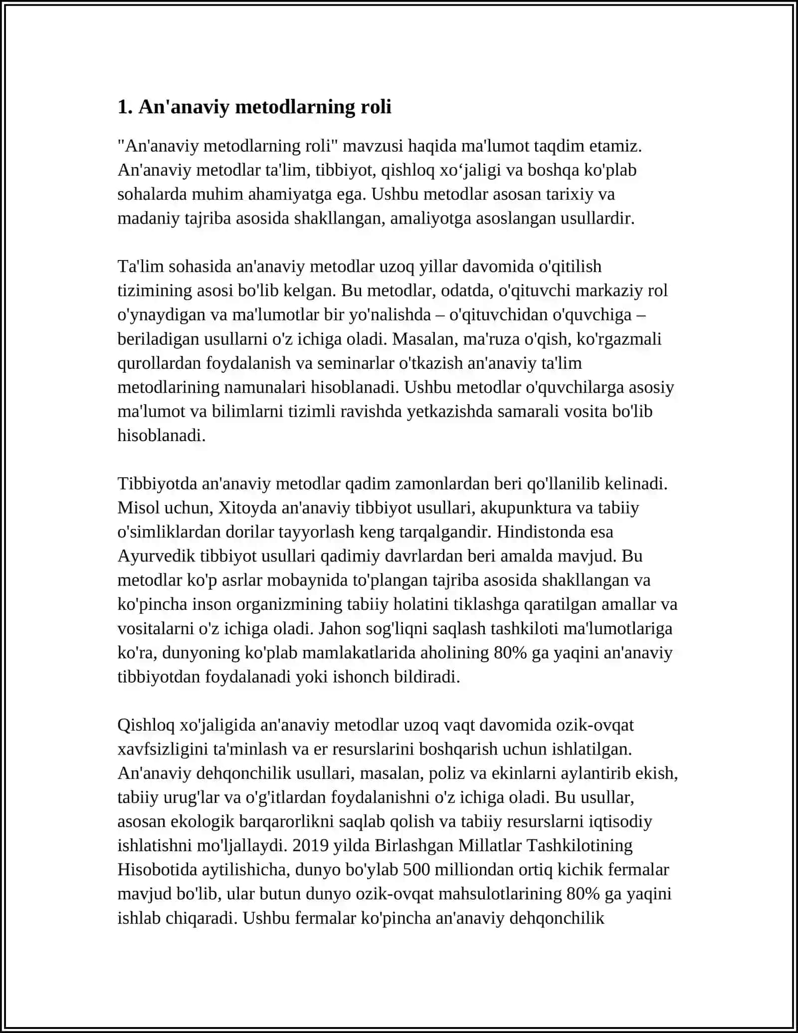 ÖQITISH METODLARINI ÖQITISH JARAYONIDA ÖRNI VA VAZIFASI 4