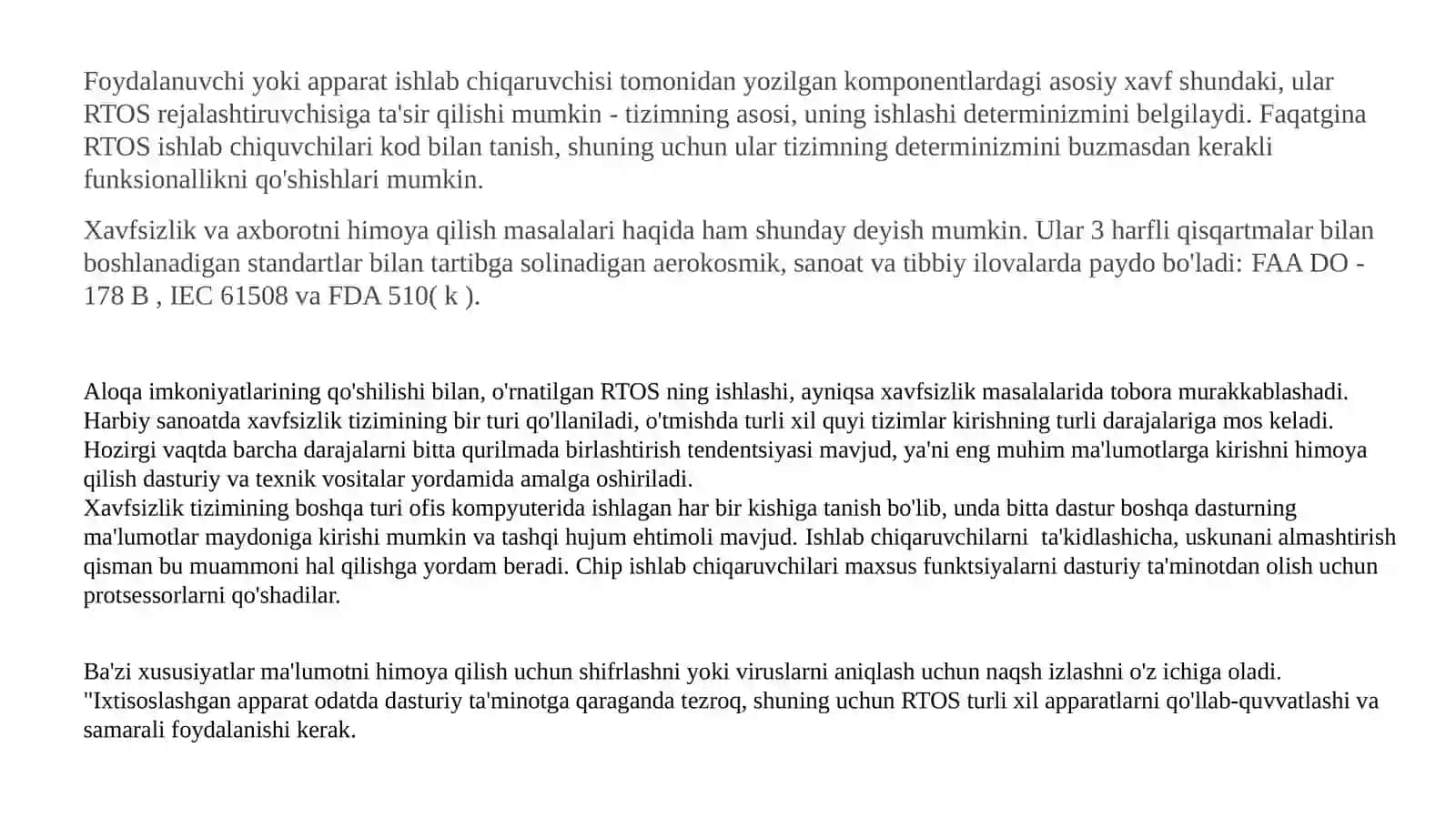 O'rnatilgan real vaqt tizimlari uchun vositalar 4