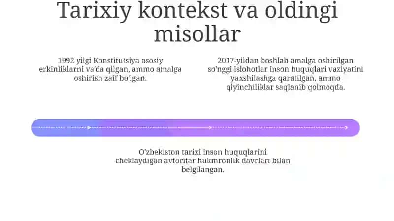 Oʼzbekistonda inson huquqlari va erkinliklari kafolatining yaratilishi 4