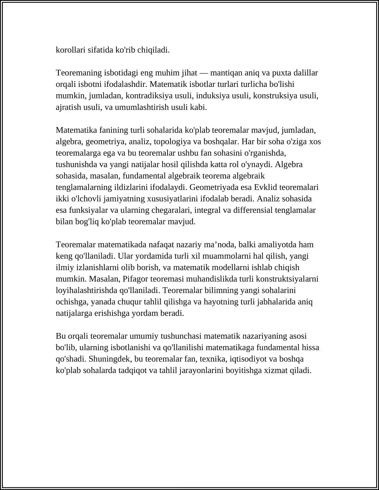 TEOREMALAR VA ULAR USTIDA AMALLAR 4