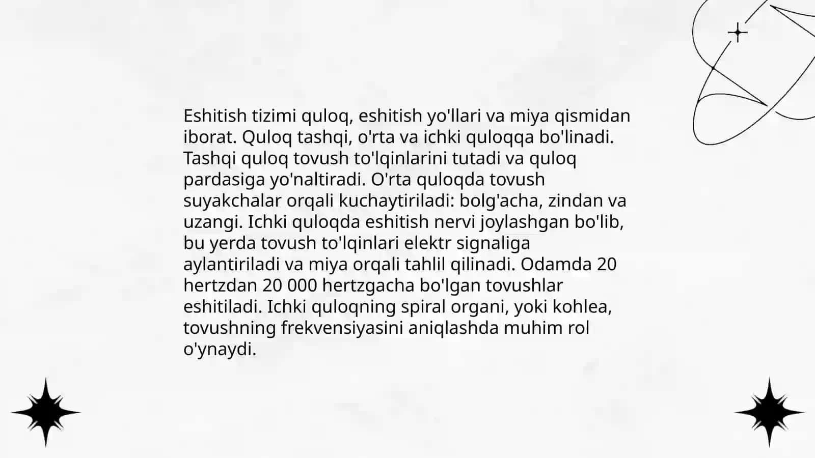 Eshitish biofizikasi elementlari. Ultratovush va uni stomatologiyada qo'llanilishi 4