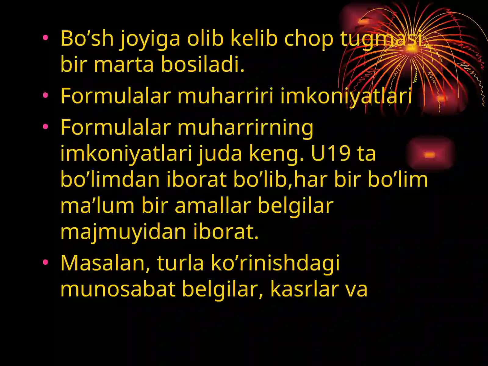 15-dars Wordda formulalar yozish 4
