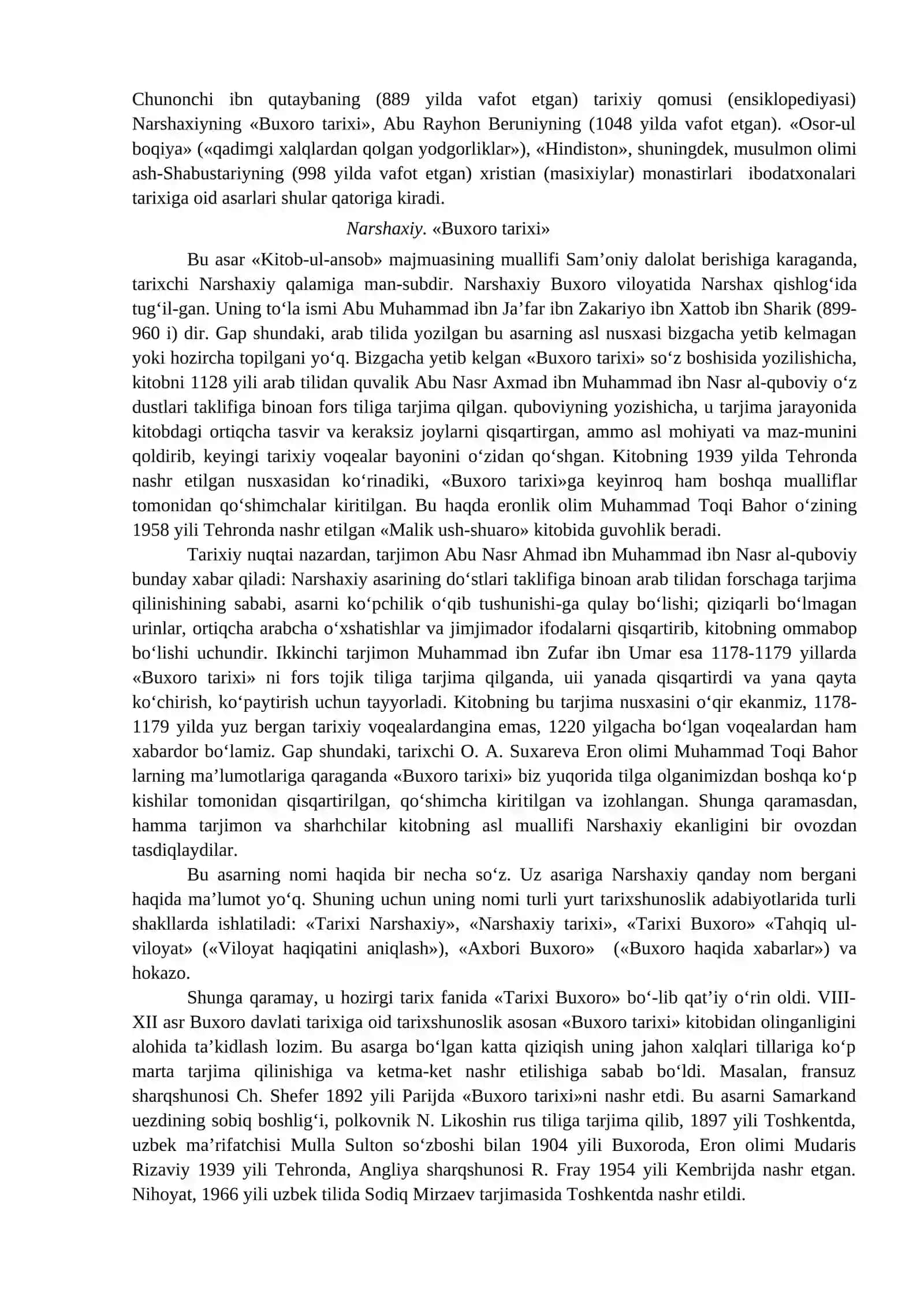 Ilk o‘rta asrlarda tarixiy bilimlarining rivojlanishi 4