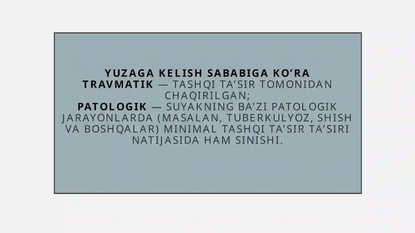 Suyak sinishi, chiqishi, transport immobilizatsiyasi, yatrogeniya 4