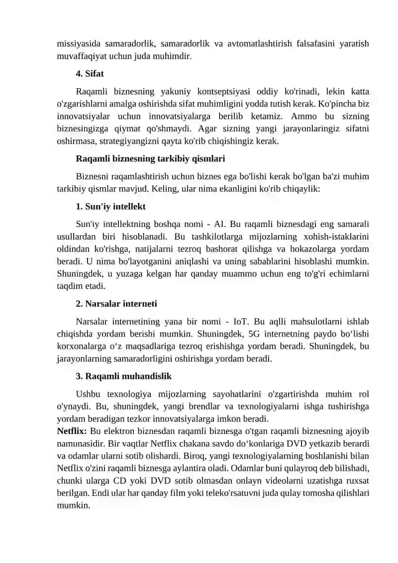 RAQAMLI BIZNES 4
