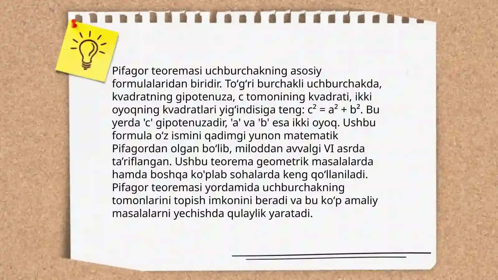 Pifagor teoremasi 4