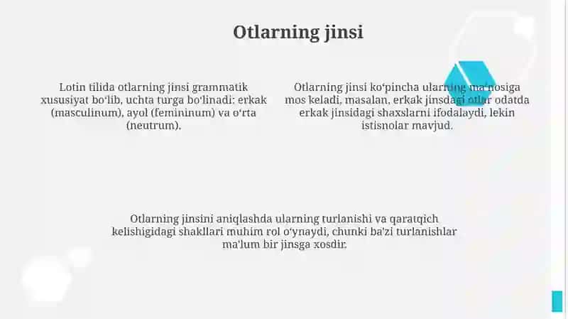 Otlarning grammatik kategoriyalari 4