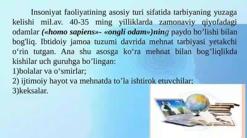Oʻquvchilar faoliyatida va ularni tarbiyalashda borish kelishning ro'li 4