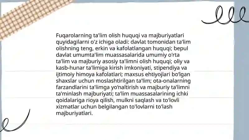 Ta'lim to'g'risida 4