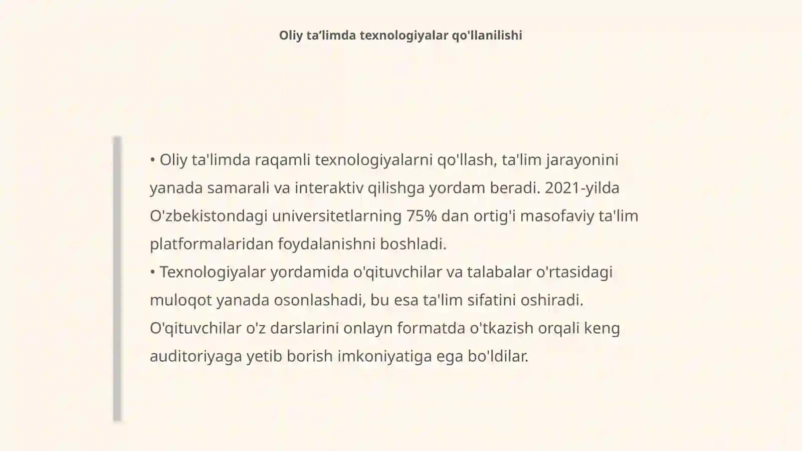 Oliy ta’limda raqamli savodxonlikning rivojlanish tendentsiyalari 4