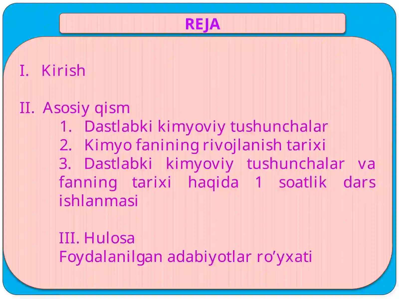 Dastlabki kimyoviy tushunchalar va fanning rivojlanishi tarixi 4