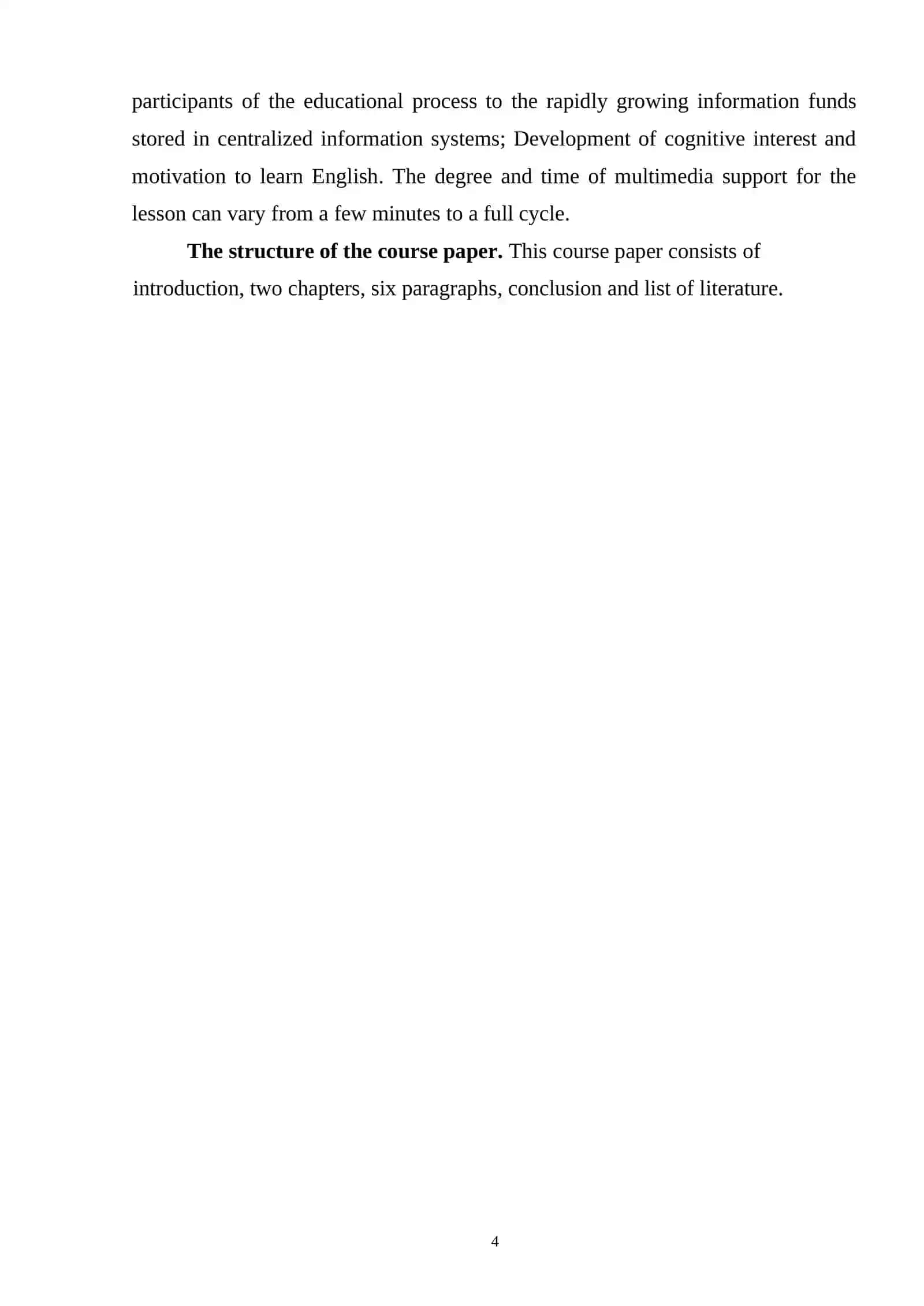 PROBLEM BASED LEARNING AS AN ACTIVE METHOD OF TEACHING READING TO B2 LEVEL LEARNERS 4