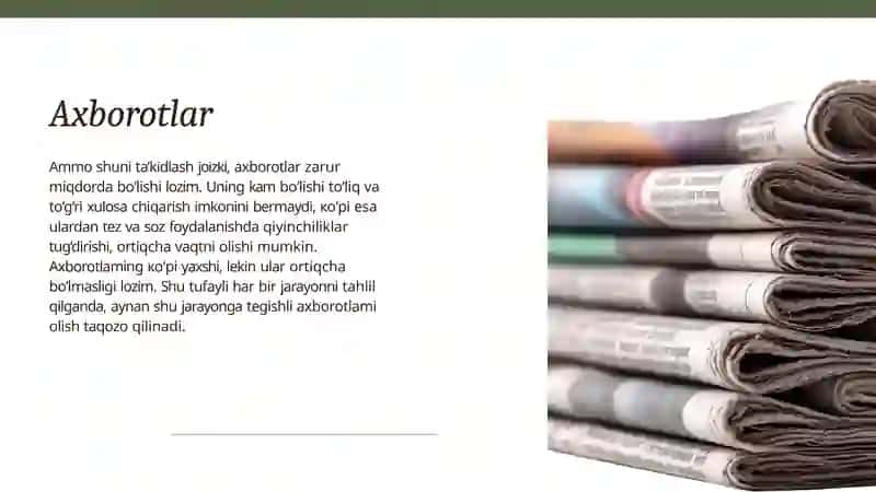 Iqtisodiy tahlilda foydalaniladigan axborot turlari va ularning manbalari 4