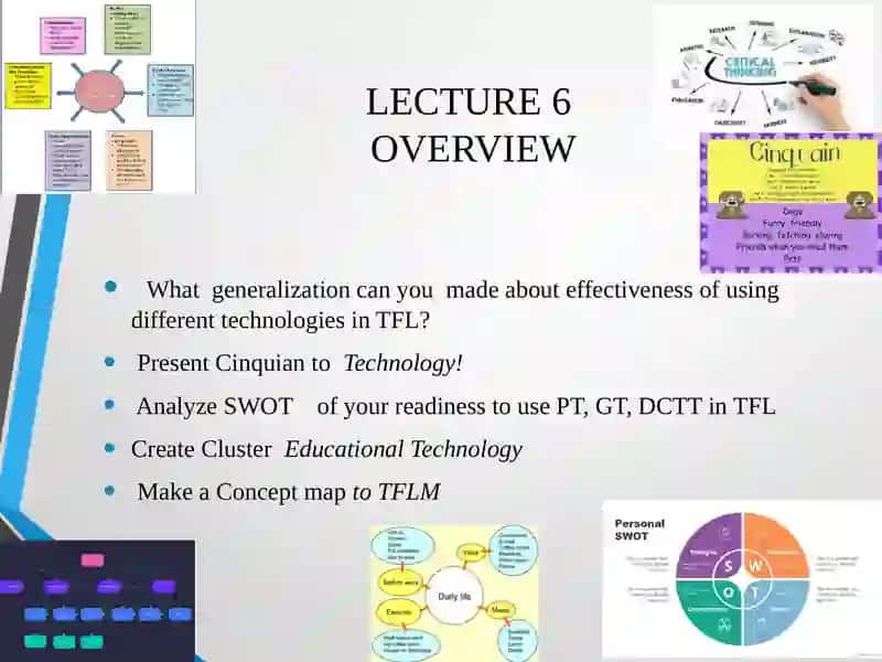 LECTURE 7COOPERATIVE LEARNING &PROBLEM-SOLVINGTECHNOLOGIES IN TFL 4