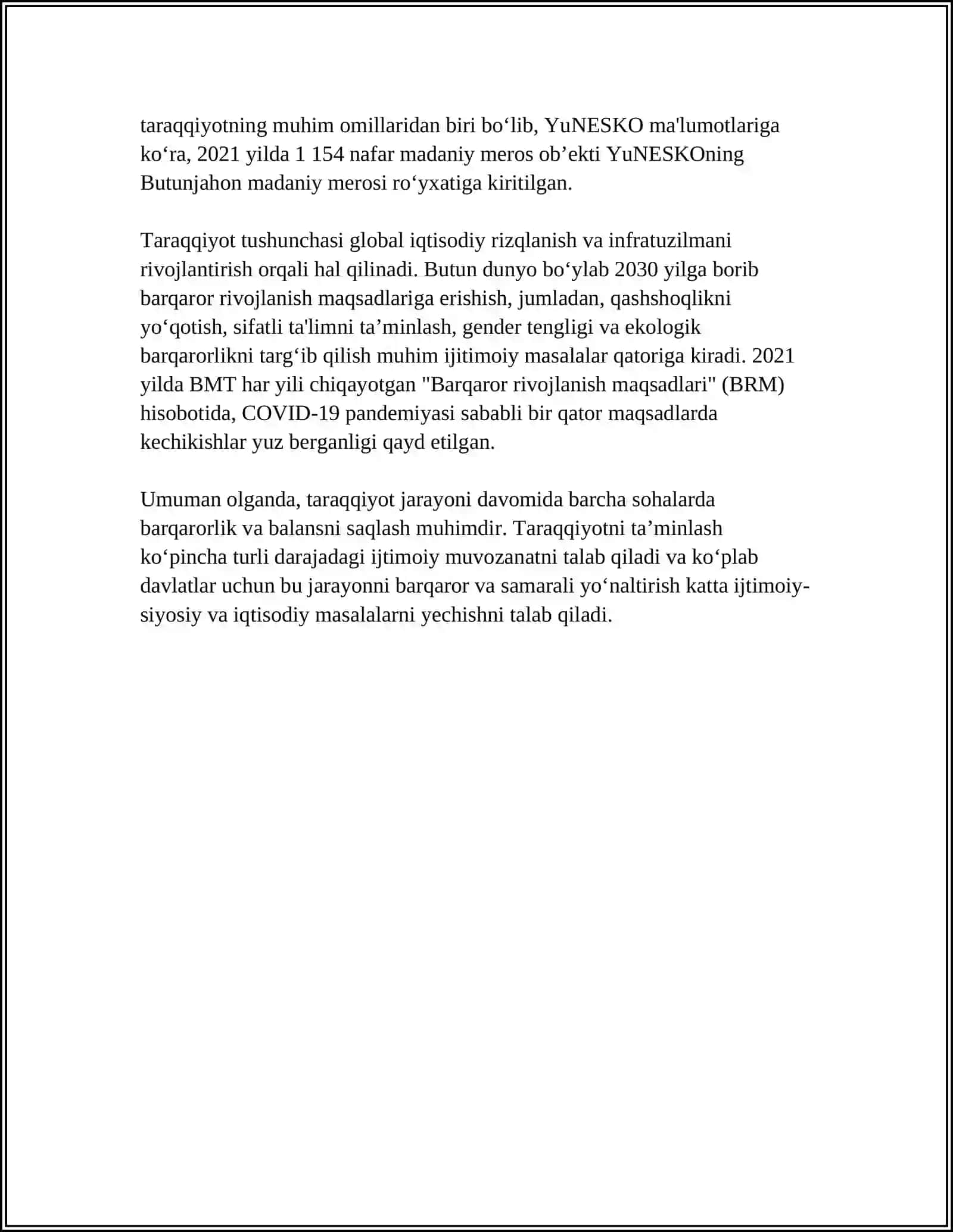 RIVOJLANISHNING UMUMIY QONUNLARI VA KATEGORIYALARI 4