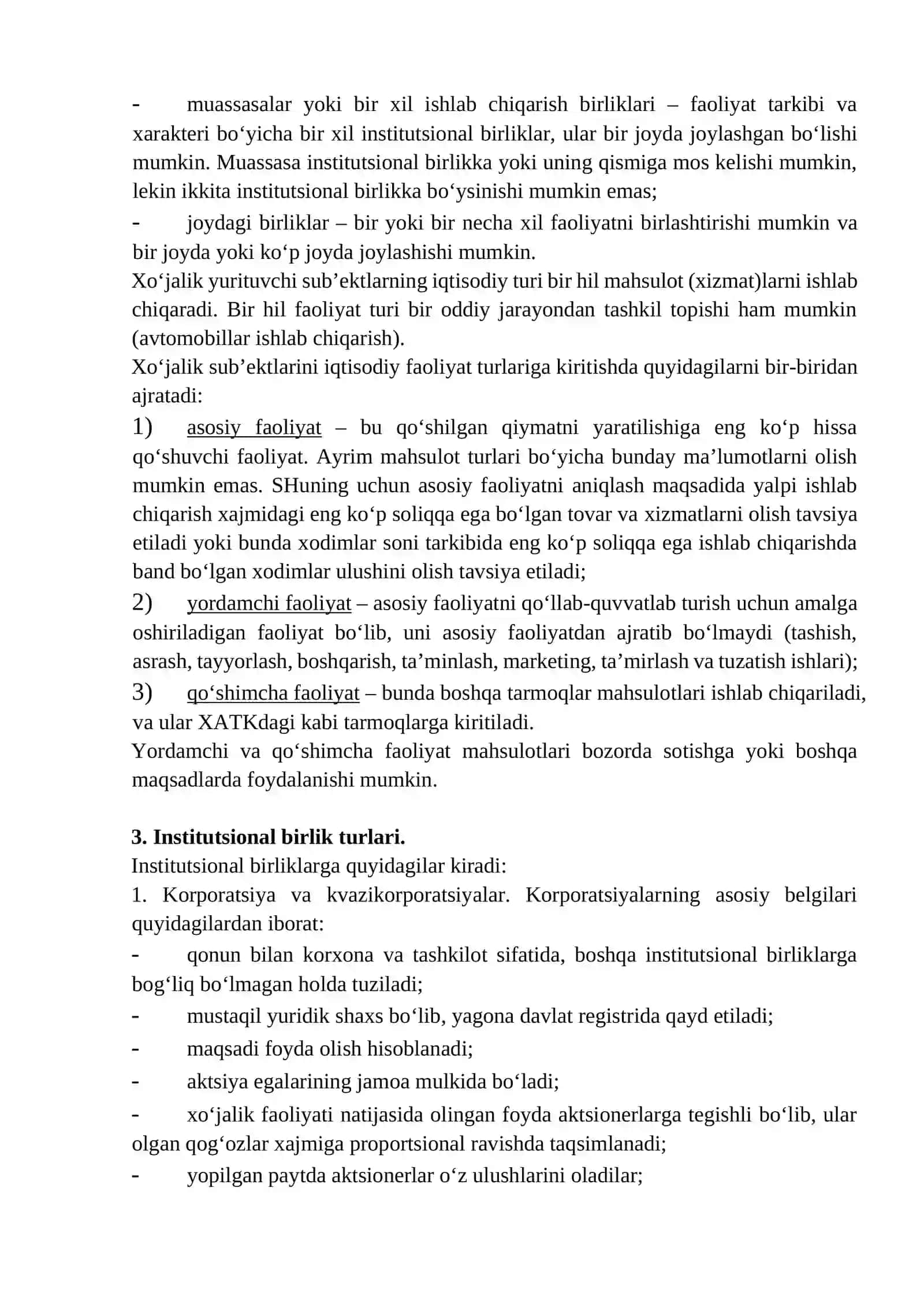 Iqtisodiy faoliyat tushunchasi va kategoriyalari 4