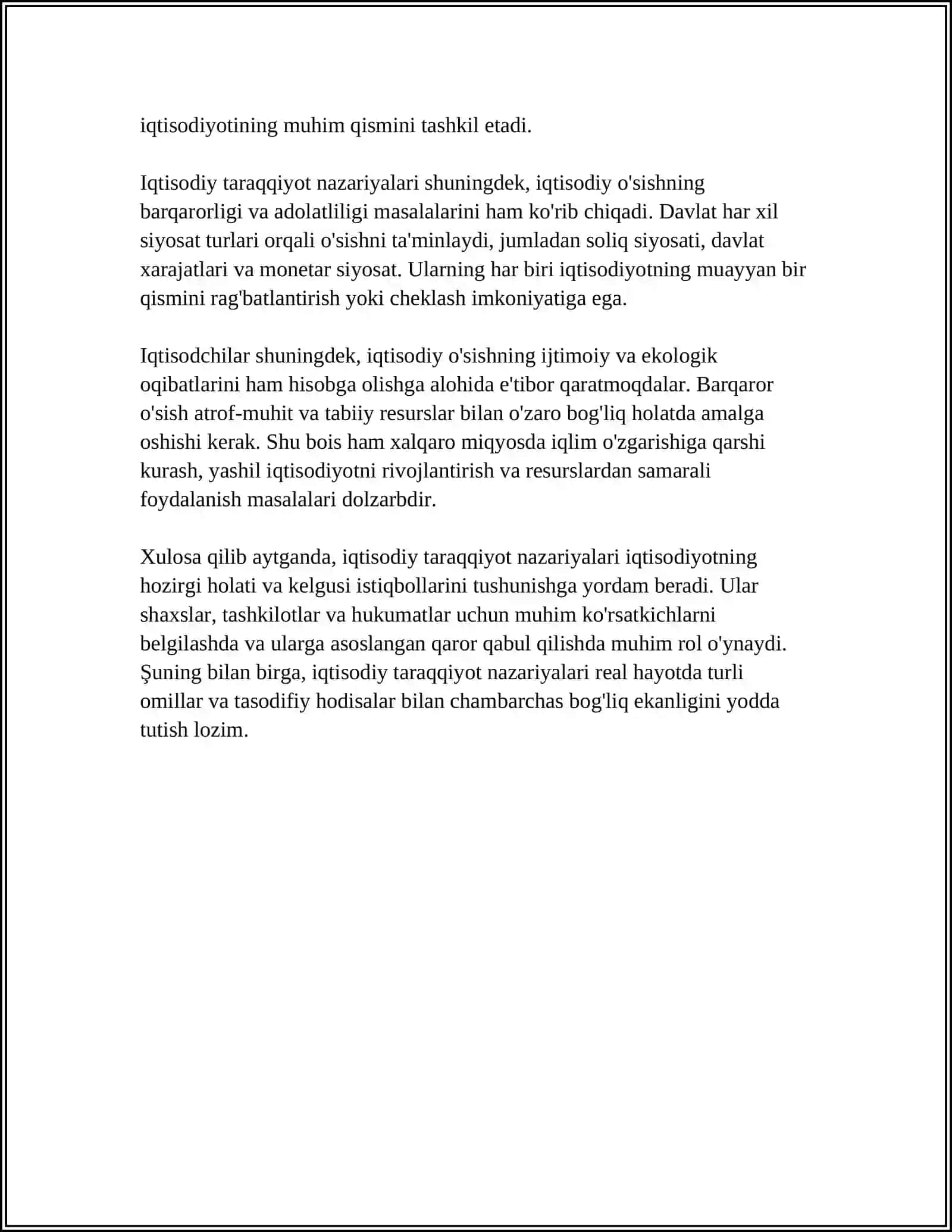 QARSHI DAVLAT UNIVERSITETI IQTISODIYOT KAFEDRASI 2024-2025-o'quv yili 4