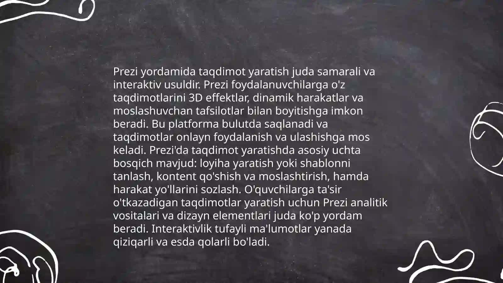Kompyuterda namoyish dasturlar bilan ishlash texnologiyalari 4