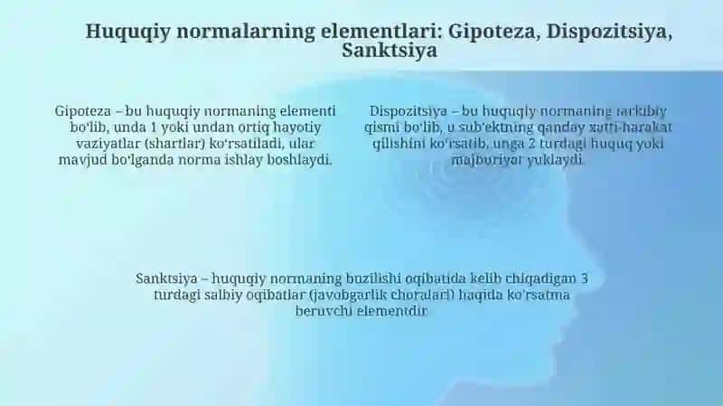 Xuquq normalari tuzilishi va turlari 4