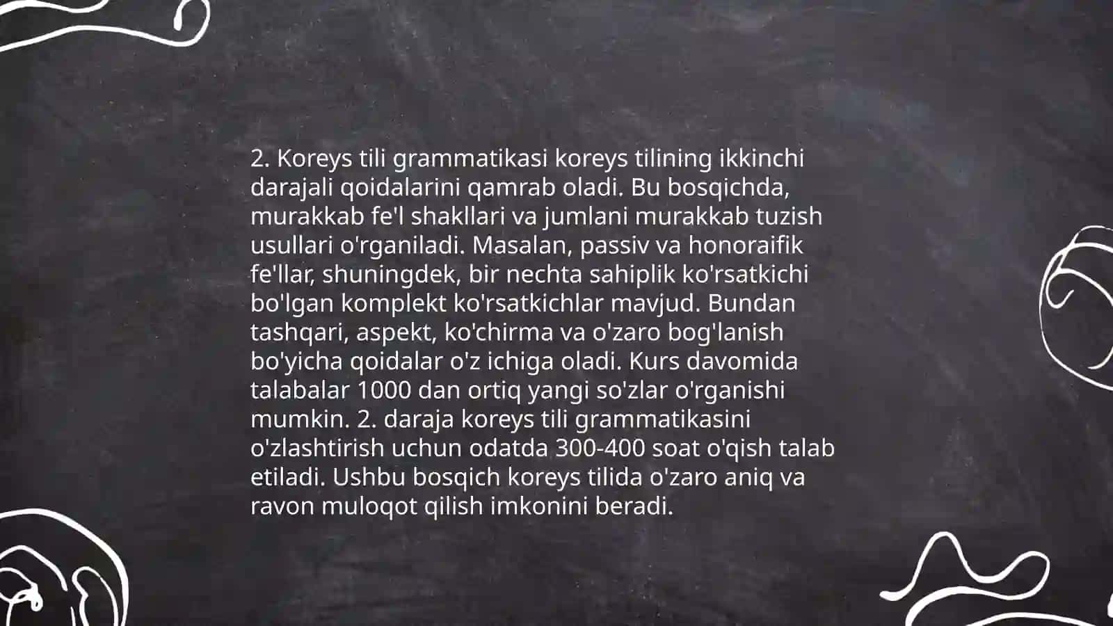 Koreaning talim tarbiyasi 4