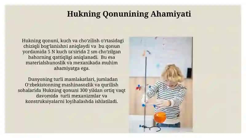 Hukning Qonuni: Qo'llanilishi va Chegaralanishi 4