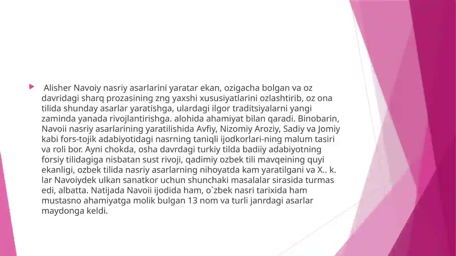 ALISHER NAVOIY ASARLARIDA SHAXS DUNYO QARASHI VA IJTIMOIYLASHISH MASALALARINI YORITILISHI 4