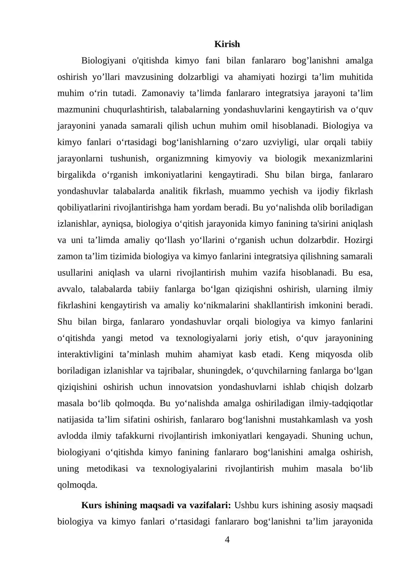 BIOLOGIYANI O'QITISHDA KIMYO FANI BILAN FANLARARO BOG'LANISHNI AMALGA OSHIRISH YO'LLARI 4