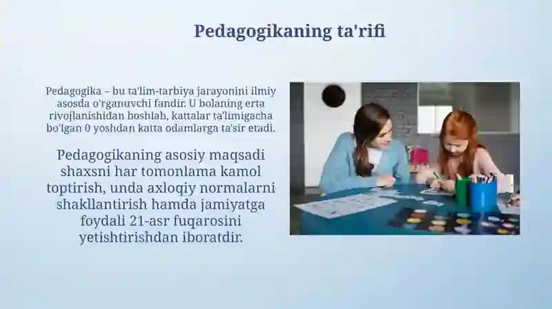 Pedagogikaning bola o'yin faoliyatidagi roli 4